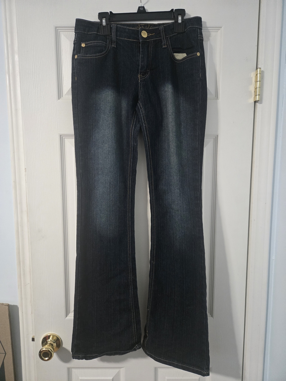 South Pole Women's Dark Blue Flared Jeans